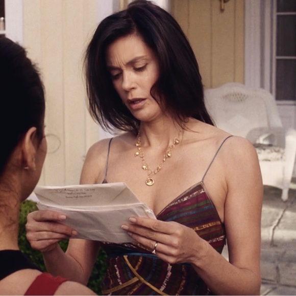 Vintage Y2K Catherine Malandrino Cotton Spaghetti Strap Striped Multicolor Dress - Picture 5 of 16